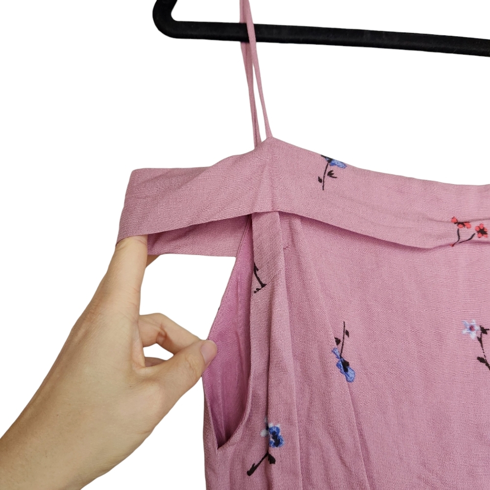 Shades of Blonde Mini Dress - Purple Pink Floral - Picture 2 of 5